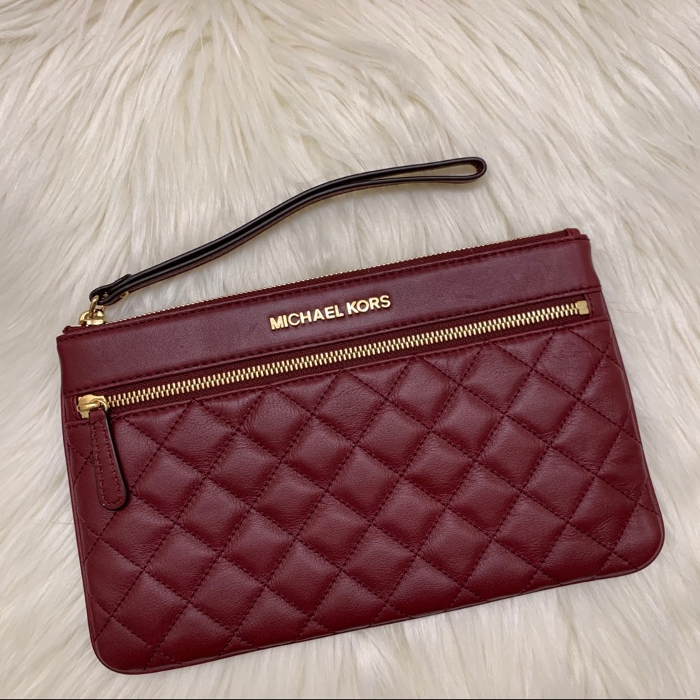 Michael Kors Large Selma Quilted Clutch